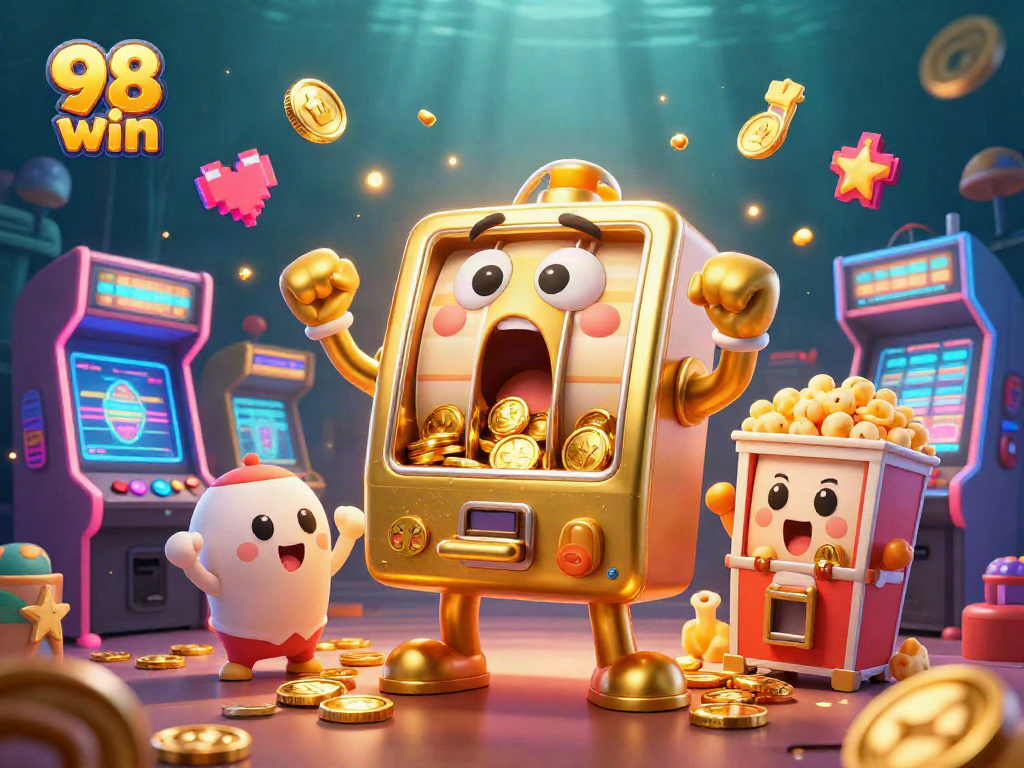 Engage in thrilling wins at 98 win with vibrant 3D casino action and animated characters.