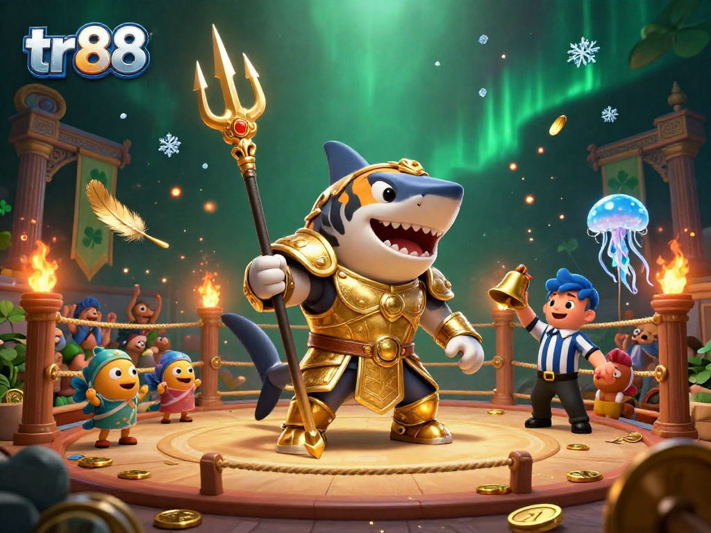 Experience thrilling sports betting with tr88 in a vibrant underwater colosseum.