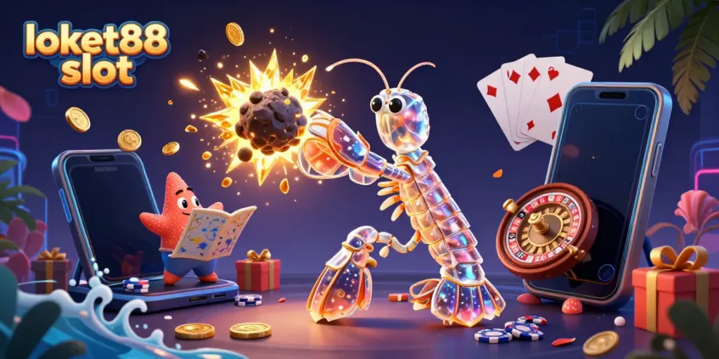 Experience the excitement of loket88 slot with vibrant interactive gaming elements and dynamic characters.