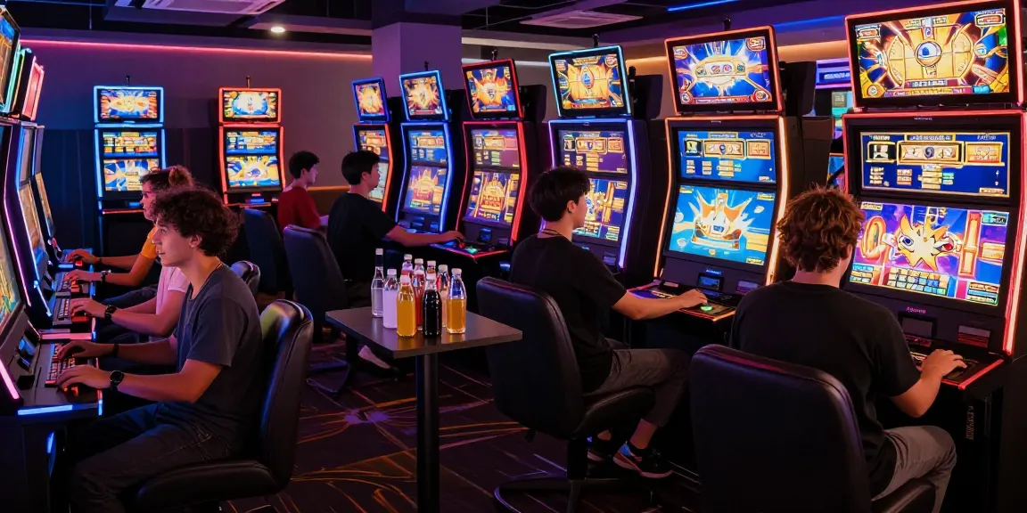 Exciting gaming atmosphere at SLOT7000 featuring diverse players enjoying thrilling slot machines.