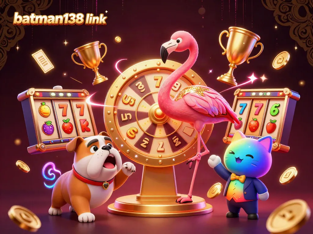Engage with the batman138 link at this dynamic 3D game show featuring vibrant characters and exciting casino elements.