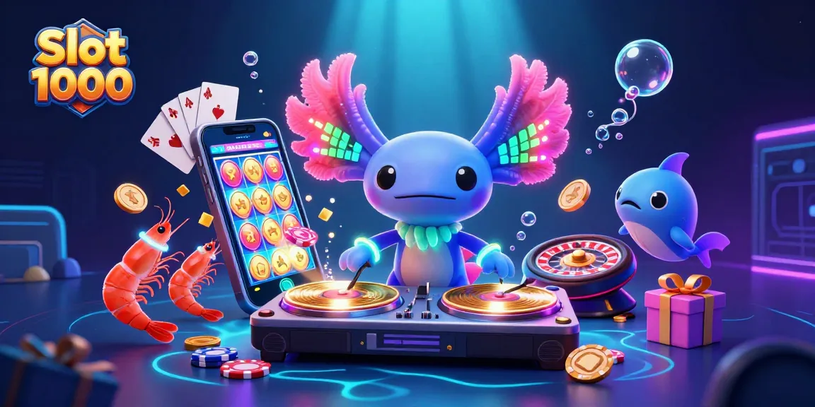 Experience excitement at Slot 1000 with vibrant characters and gaming elements illustrating a lively casino scene.