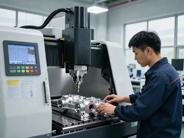 leading aerospace cnc parts manufacturers working in a precision machining workshop
