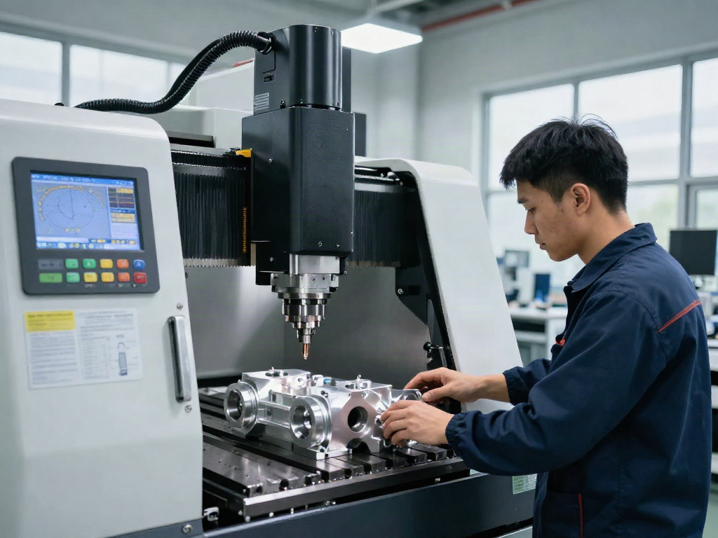 leading aerospace cnc parts manufacturers working in a precision machining workshop