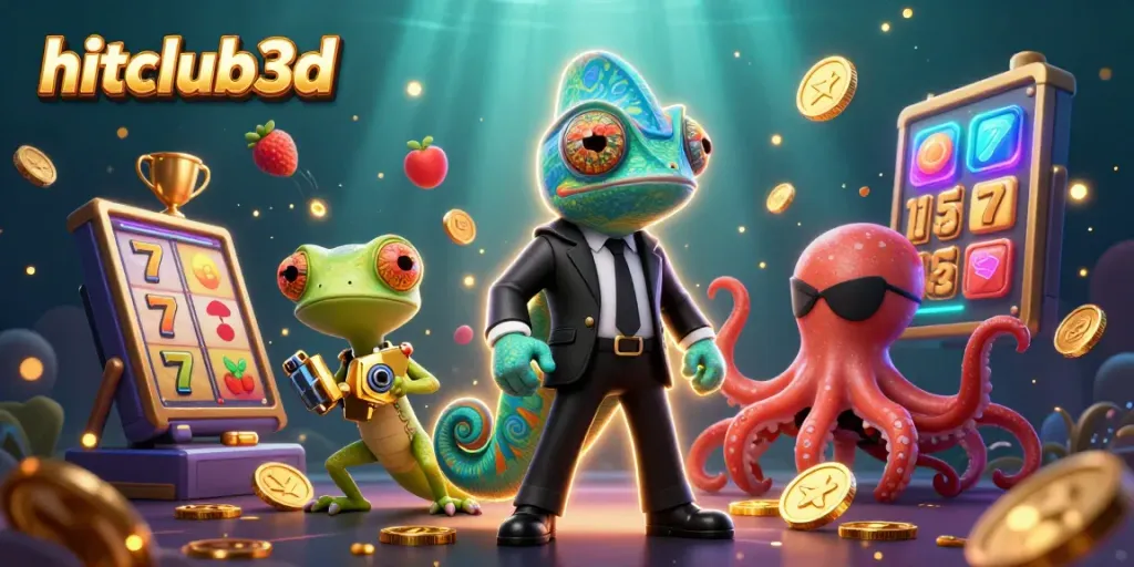 Experience thrilling gaming at hitclub3d with dynamic slot elements and an engaging character scene.